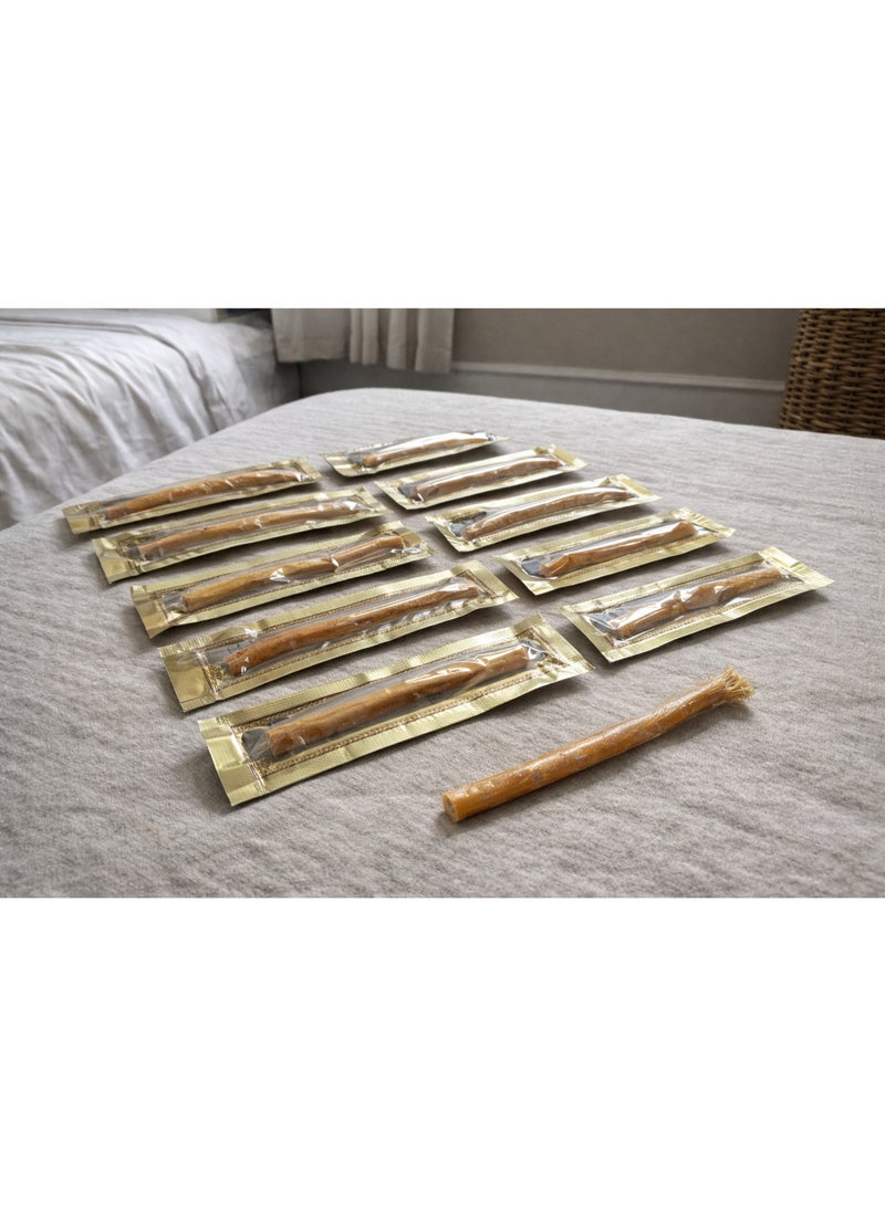 سواك طبيعي فاخر 12 عود مغلف تفريغ هواء – لتنظيف الأسنان - Image 2